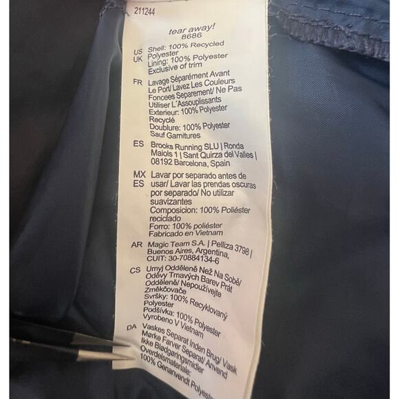 Mens Brooks LSD Pullover Windbreaker Breathable Jacket Size Large - Picture 10 of 15